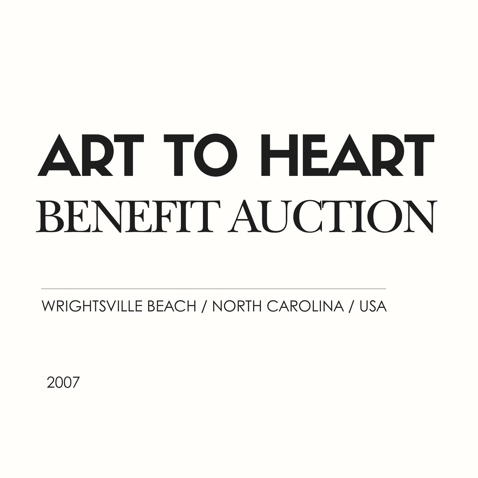 Art To Heart Benefit Auction, Wrightsville, USA